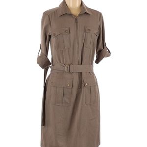 Sharagano Rare Women's Dress Front Zip